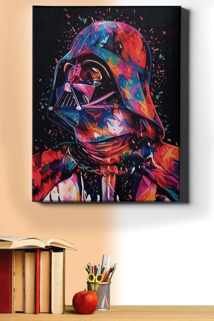 Starwars Darth Vader Sayılarla Boyama Seti Kasnaklı 40 X 50 cm