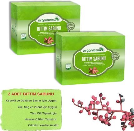 Bıttım Sabunu 140 Gr x 2 Adet Saç Dökülmesine Karşı Tüm Saç ve Cilt Tipleri İçin