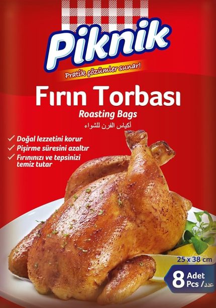 Gıda Ambalaj Yanmaz Fırın Torbası Zarf 8 Adet 1397