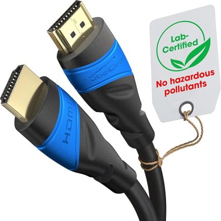 – 4K ve 8K HDMI Kablosu – 3,1m – 0,15-22,5m arasında mevcut – Her HDMI bağlantısı için (4K@120Hz & 8K@60Hz, Yüksek Hızlı Ethernet, TV, Blu-ray, PS5, Xbox, Switch – siyah)