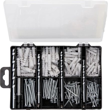 Professional Accessories Diy 173 Parça Aksesuar & Sabitleme Seti, Matkap ucu, Vidalama ucu, Vida, Dübel, Üniversal Tutucu, Yeşil