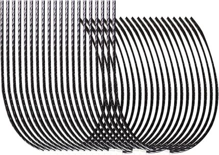 F016800431 Düzeltici Hattı için, AFS 23-37 Fırça Kesici, 37cm × 3.5mm (40) için Ekstra Güçlü Kesme İpliği Çim Makası Makara Hattı