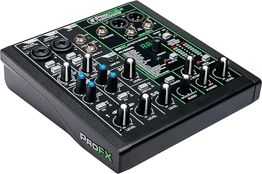 ProFX6 V3 6-Channel Mixer with USB & FX Mikser - Görsel 3