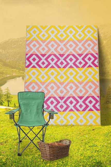 8812 Plaj Kamp Piknik Bahçe Balkon Teras Hasır Mat Savan 180x270