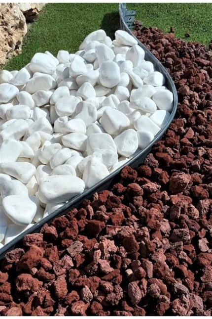 Çim Ayırıcı 10 Metre Siyah Renk Çim Sınırlayıcı Taş Toprak Ayıracı Çim Taş Toprak Bariyeri