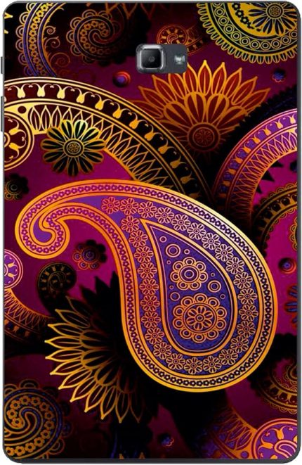 Accessories Samsung Galaxy Tab ile Uyumlu A SM-T580 2016 Kılıf Desen Baskılı Silikon Kılıf