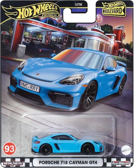 Hot Wheels Premium 2024 Boulevard Series Porsche 718 Cayman Gt4