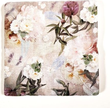 Figürlü Doğal Taş Banyo Gider Kapağı Süsü Tekli 10X10 Cm