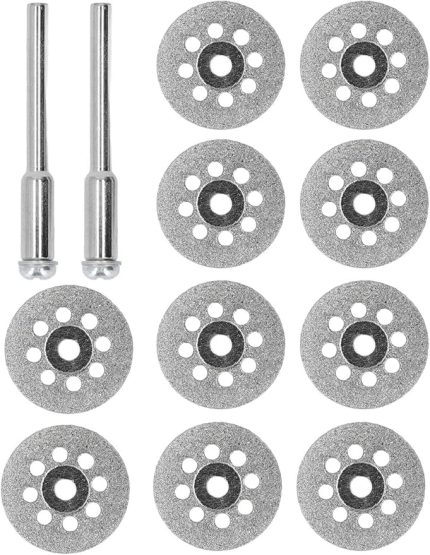 Gravür Makinesi Için Turbo Elmas Mini Daire Testere Bıçak Takımı Cam Metal Mermer Ahşap Kesme Diski