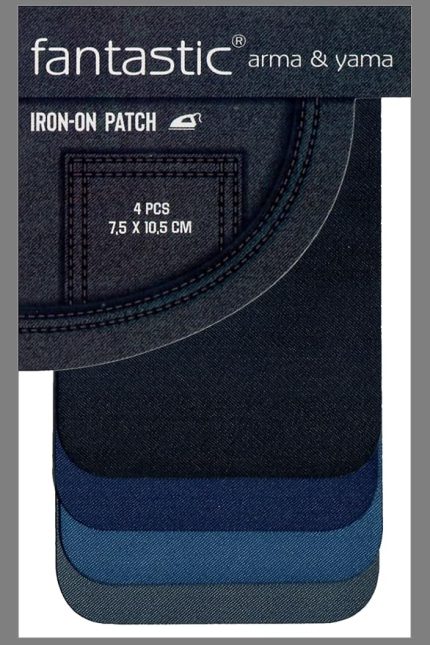 Paket Ütü Ile Yapışan Kumaş Dokuma Arma Patch Giysi & Kıyafetler Için (4 RENK) Yama Kolay Uygulama