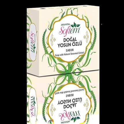 Doğal Yosun Özlü Sabun 130G | Sıkılaştırıcı ve Arındırıcı Etki | Yosun Mineralli Sabun | Paraben ve Renklendirici İçermez, Doğal Bakım, Cilt Sıkılaştırıcı
