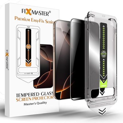 iPhone 16e - 13-13 pro -14 ile Uyumlu Hayalet (Privacy) Temperli Cam, Easy Fix Kolay Kurulum Serisi Yüksek Kaliteli Ekran Koruyucu