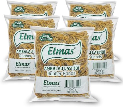 180 X 5 mm Ambalaj Lastiği 5 Paket X 1000 Gram