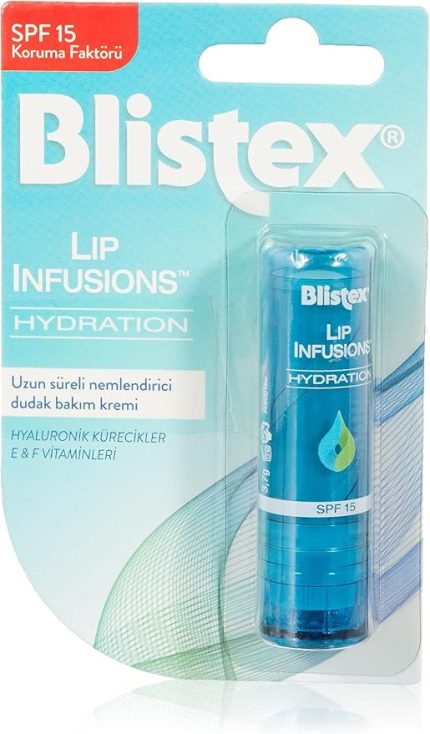 Lip Infusions Hydration Uzun Süreli Nemlendirici Dudak Bakım Kremi SPF 15 x2