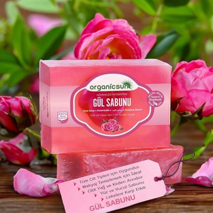 Gül Sabunu 140 Gr 1 Adet Tüm Cilt Tipleri İçin Onarıcı Besleyici Natural