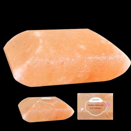 Bitkisel Himalaya Tuz Sabunu 300-350 Gr Zengin Mineralli Doğal Saf Pembe Himalaya Kaya Tuzu Sabunu Doğal Peeling