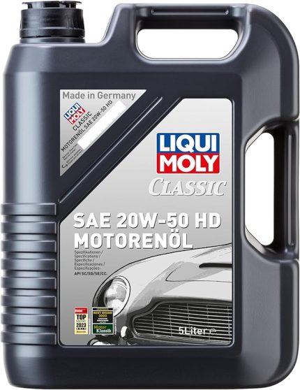 Moly Classic Motorenöl SAE 20W-50 HD 5 l Otomotiv Bakım Ürünü