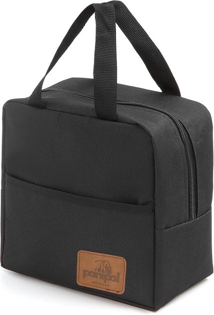Thermal Kaplamalı Beslenme Çantası 5.8 lt (Sıcak/Soğuk) Siyah Seyahat, Kamp ve Piknik Çantası