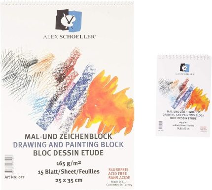 SCHOELLER A.SPR.RSM.165.25 25x35 165 Gr RESİM DEFTERİ STANDART - 017