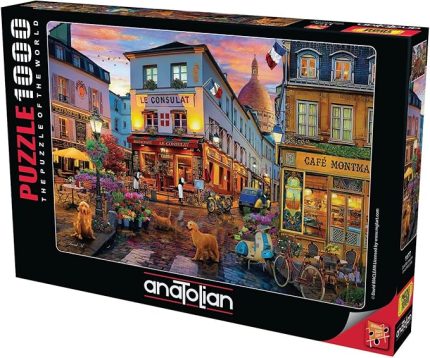 Puzzle - Cafe Montmartre / 1000 Parça Puzzle, #1177