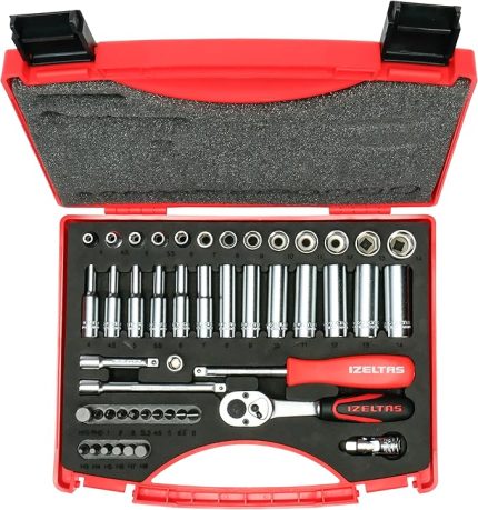 1/4" Alti Köşe Lokma Anahtar Ve Bits Set 48 Parça