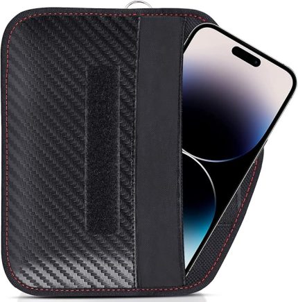 Faraday Cep Telefonu Kılıfı ve Araba Anahtarları, İzleme Önleyici Cep Telefonu Kılıfı, RFID Faraday Kılıfı, Engelleme Sinyali Anahtarsız Giriş Araba Anahtarları Kılıfı, Faraday Çanta Araba
