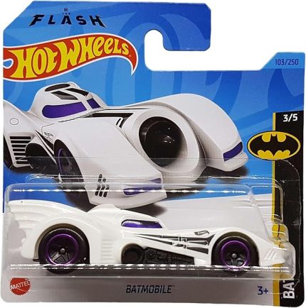 Wheels - Batmobile - Batman: The Flash 3/5 - HKJ74 - Short Card - DC - Beyaz - Mattel 2023