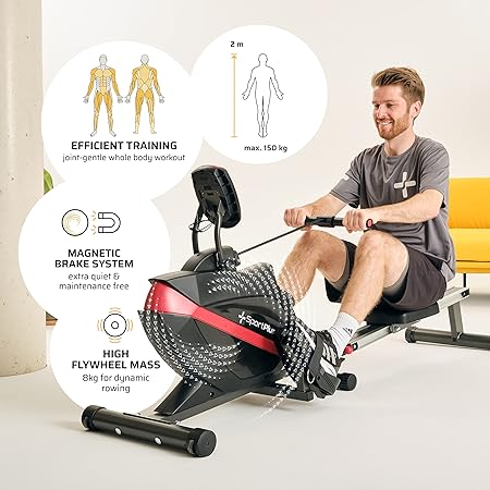 Kürek Makinesi, Evlere Uygun, Katlanabilir, Sessiz ve Akıcı Antreman, Akıllı Ekran - Görsel 3