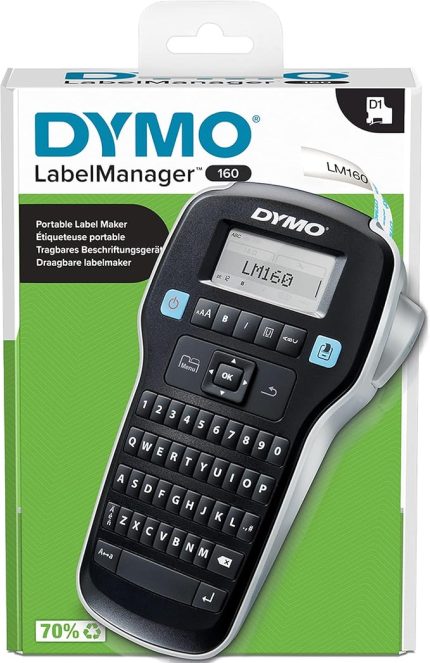 Dymo Lm 160 Elektronik Etiketleme Makinesi - 6/9/12 Mm D1 Şeritlerle Uyumlu Kullanım