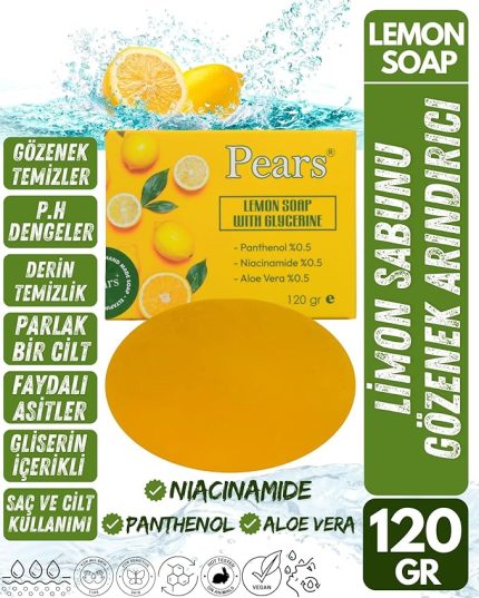 Gliserinli Limon Sabunu, 120 Gram