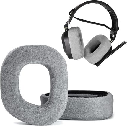 Yükseltme Kalınlaştırılmış Kulak Pedleri, corsair Yedek Kulak Yastığı CORSAIR HS80 RGB Kablosuz kulaklıklar kulak kapları (pazen kulak pedleri)