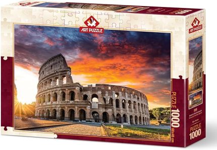 Puzzle Colosseum'da Gün Batımı 1000 Parça Puzzle