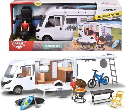 Kamp Seti Aracı, Oyuncak Karavan, Camper Set, 30 cm, 203837021