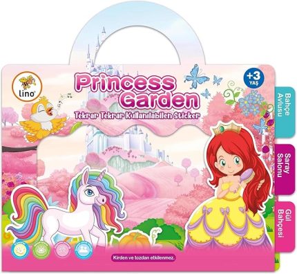 Tekrar Tekrar Kullanılabilen Sticker Princess Garden
