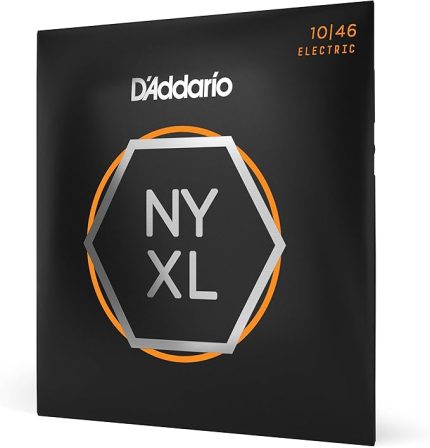 Premium Saiten E-Gitarre | HÖCHSTE QUALITÄT DER BELIEBTESTEN SAITENMARKE WELTWEIT | NYXL1046 | "New York" Stahl | Regular Light (10-46)