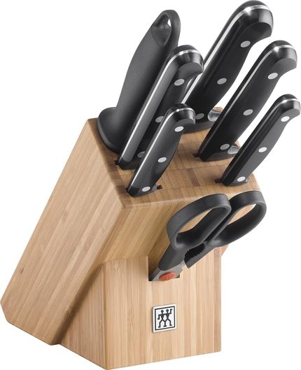 Twın Chef 2 Blok Bıçak Seti, Paslanmaz Çelik Ve Ahşap, Siyah