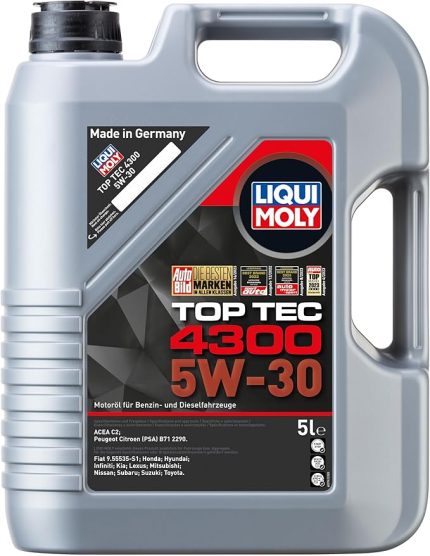 Moly Top Tec 4300 5W-30 5 l Otomotiv Bakım Ürünü