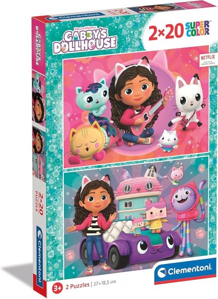 24802 Gabby's Dollhouse Puzzle, Çok Renkli