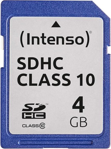 4GB SDHC - 4GB SDHC Bellek Kartı 20 MB/s Sınıf 10 - Mavi