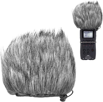 Furry Outdoor Ön Cam Kılıfı, Pop Filtreli, Zoom H5, H6 için Rüzgar Koruması, Taşınabilir Kayıt Cihazı