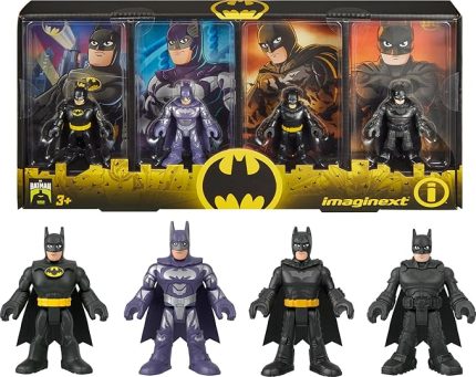 Price Imaginext DC Süper Arkadaşlar Batman Oyuncakları 85. Yıl Dönümü Hatıra Seti, 3 Yaş ve Üzeri Hayranlar için Film Tarzlı