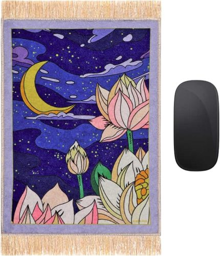 Gece Dekoratif Küçük Halı Mousepad
