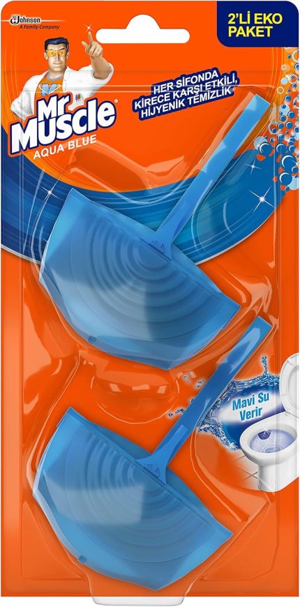 Muscle Klozet Blok Aqua Mavi 2li Koku Giderici