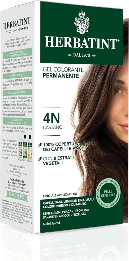 4N Chatain Kestane Saç Boyası, 135 Ml