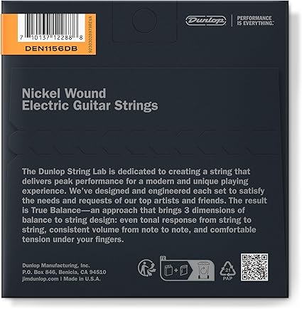 DUNLOP Performans+Elektro Gitar Telleri 11-56 | Bırak B - Görsel 2