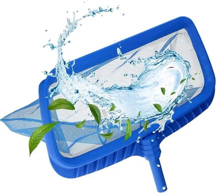 Deluxe havuz kepçesi I ince ilmekli derin ağlı zemin kepçesi I derin kepçe I ekstra sağlam plastik çerçeve I havuz aksesuarı kepçe