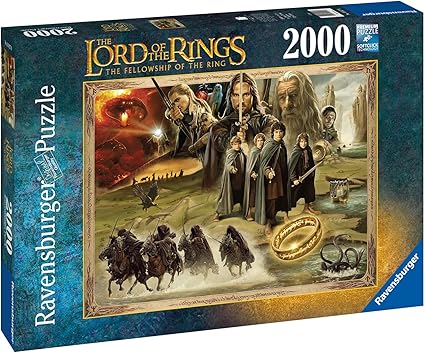 169276 2000 Parçalı Puzzle LOTR Yüzük Kardeşliği, Renkli - Görsel 4
