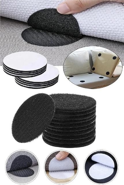 Kilim Nevresim Örtü Kaydırmaz Minder Cırt Bant Seti Yapışkanlı Halı Kaydırmaz 10 Adet