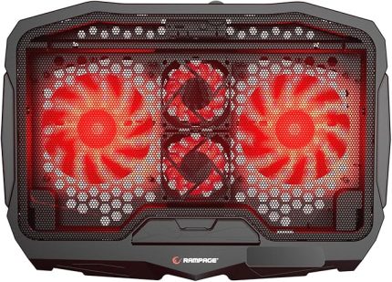 AD-RX34 X-FRAME Siyah 4 Fanlı 9-17 İnç Notebook Soğutucu Stand