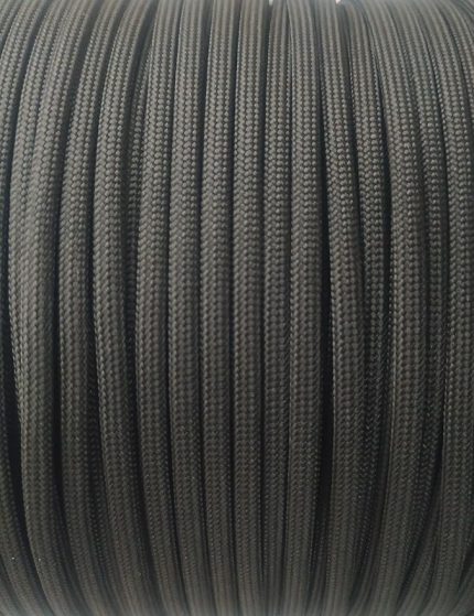 550 4mm 7 Çekirdek Outdoor Bileklik Çadır Kamp İpi 10 metre Siyah